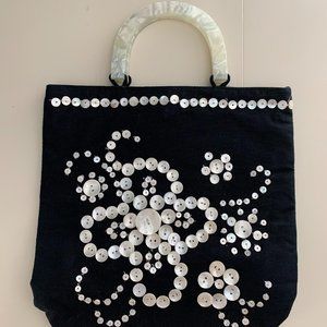 Never Used Black Fabric Purse from London